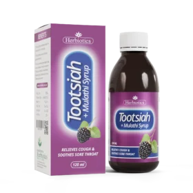 Tootsiah + Mulathi Syrup Relieves cough and soothes sore throat Infused with natural Mulethi for effective throat care